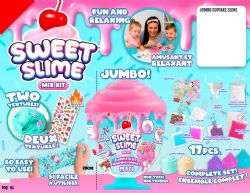 SWEET SLIME CUPCAKE GÉANT - ENSEMBLE DE CRÉATION DE SLIME